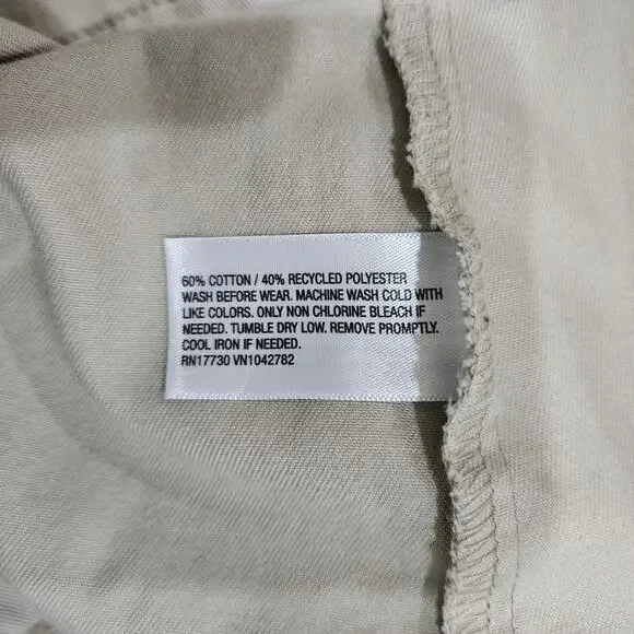 Cat & Jack Girls' Khaki Short Sleeve Uniform Safari Dress Size 8 - Picture 4 of 7